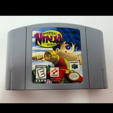 Konami Mystical Ninja Starring Goemon Nintendo 64 N64 Cartridge E NTSC-U/C