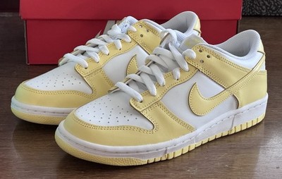 Size 6.5Y Nike Dunk Low GS Women s Size 8 Lemon Drop White Yellow FB9109-126 NIB