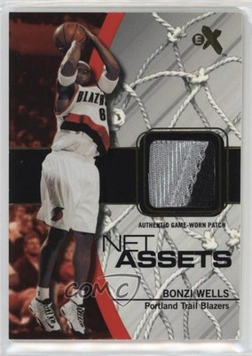 2003-04 Fleer E-X Net Assets Patch 29/75 Bonzi Wells #BW-NAP Patch 1f1i