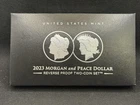 2023 Morgan And Peace Dollar Reverse Proof Two Coin Set #269