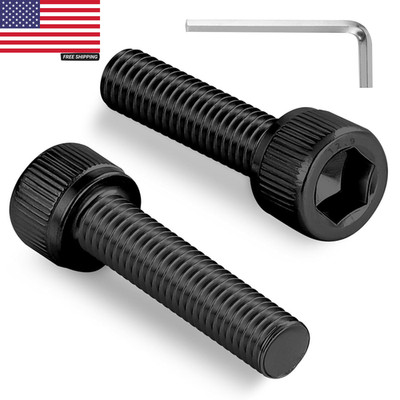 180Pcs M3 X 25Mm Hex Socket Head Cap Screws Bolts,  Grade Alloy Steel, Black Oxi