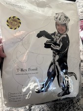 T-Rex Tyrannosaurus Rex Fossil Dinosaur Costume Size L 4-6 CHILDS Halloween