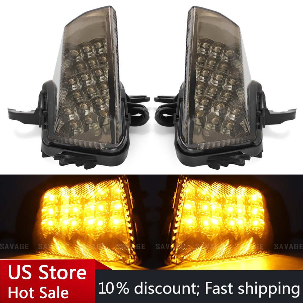 Front LED Turn Signals Light Lamp For KAWASAKI Z1000SX NINJA 1000/R 2011-2016