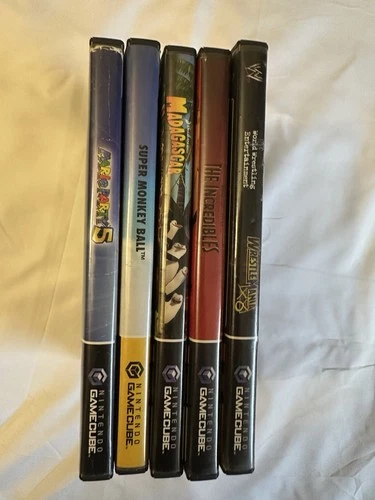 Nintendo GameCube Game Lot Mario Party 5 Super Monkey Ball 2  READ DESCRIPTION