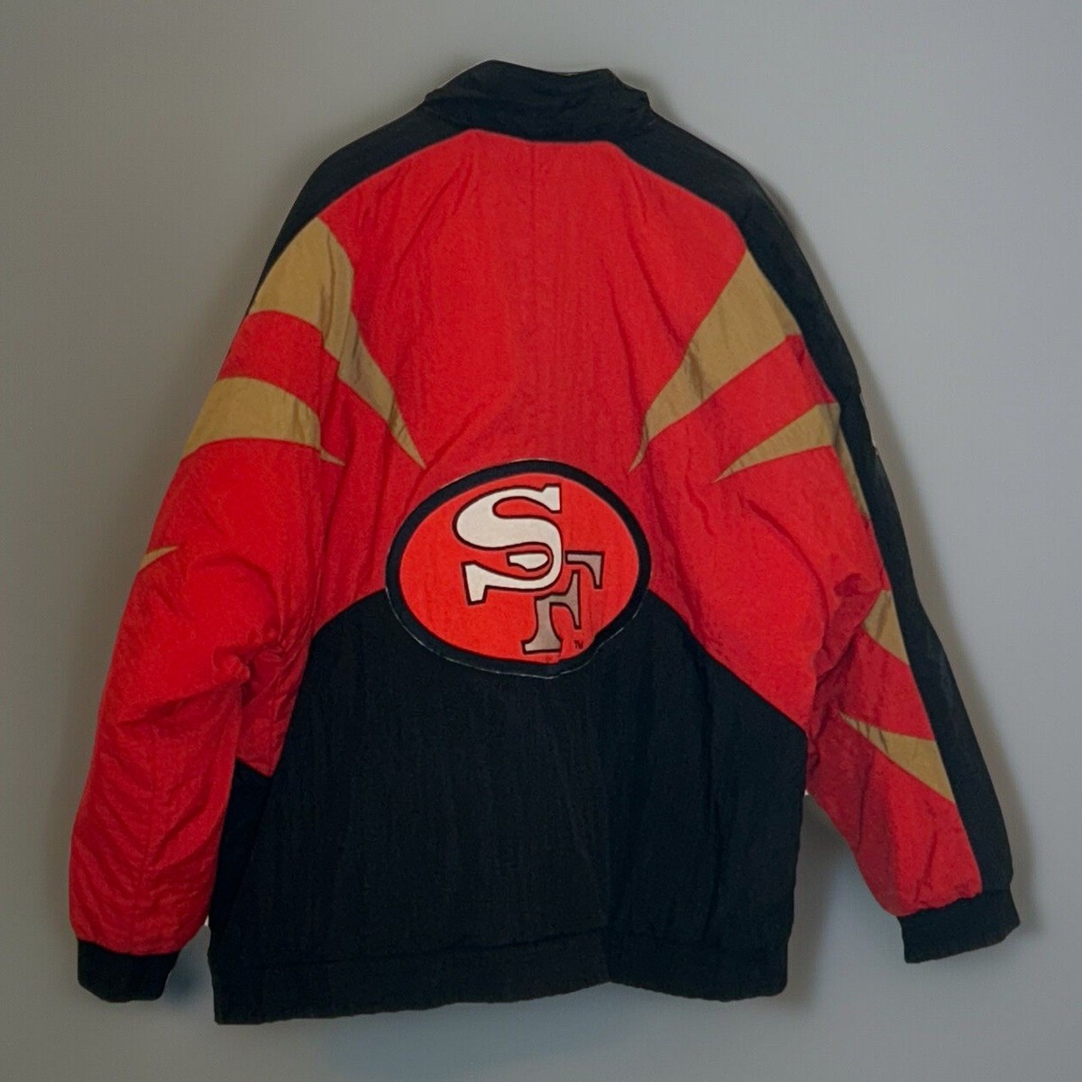 San Francisco 49ers Jacket Mens XL/TG NFL Pro Line Apex One