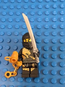 LEGO&reg; NINJAGO Cole DX 2520 2170 2509 The Golden Weapons Minifigure