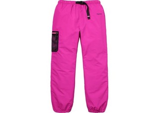 Pantalones de correr FW17 Supreme x Nike Trail rosa reflectantes talla XL