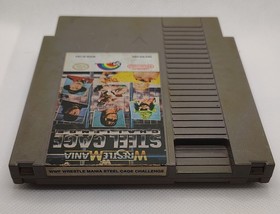 WWF WrestleMania Steel Cage Challenge NES Nintendo Authentic Cartridge Untested