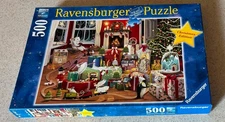 ENCHANTED CHRISTMAS (Ravensburger) -- 500 Piece Jigsaw Puzzle -- Complete