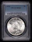 1926 P Peace Silver Dollar PCGS MS-64