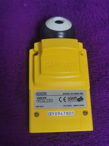 GAME BOY CAMERA AMARILLA PAL GAME BOY NINTENDO CARTUCHO KIRBY
