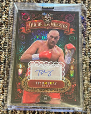 Wild Card Dia De Los Muertos Tyson Fury Auto 1/1 #DoD8a1-TFA