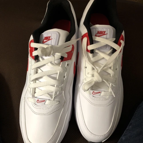 Sz 12 Nike Air  Max LTD 3 Mens White Red Athletic Shoes Sneakers BV1171-100 