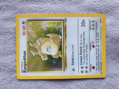 kangaskhan pokemon card value 5 64 21/64 Rare, Pokemon Jungle Set Unlimited, 1999, TCG  [1] Fetch Draw a card Pokemon Card KANGASKHAN 5/64 Rare