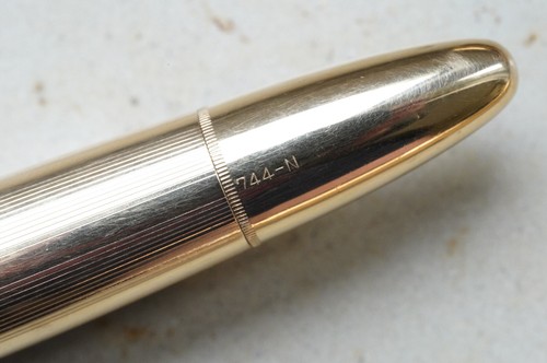 SOLID GOLD Montblanc 744 Fountain + 772K Pencil set. NEW in original case. MINT - 第 17/20 張圖片