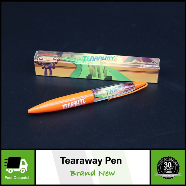 Tearaway Unfolded Ballpoint Floating Pen | Sony PS4 Game | Gaming Gift Idea Tearaway Unfolded Ballpoint Floating Pen | Sony PS4 Game | Gaming Gift Idea