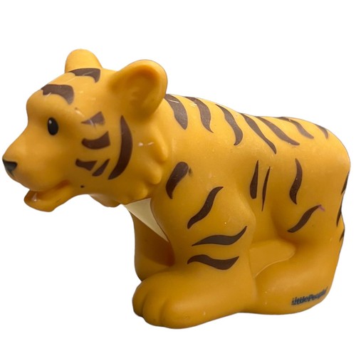 Little People Tiger 2014 Loose Fisher Price Striped Big Cat Zoo Replacement Toy - Picture 2 of 9