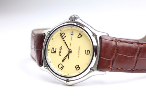 Ebel 1911 Senior Automatic Mens Watch, Pale Yellow Dial, 9080241 - Picture 4 of 16