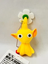 Pikmin Keychain Mascot /Yellow Pikmin Flower 10cm / Stuffed Plush Doll Japan