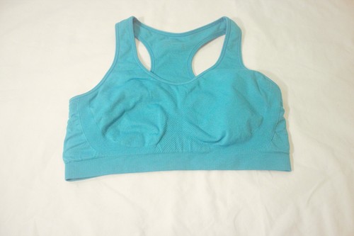 Blue jockey womens basic sport bra nylon spandex medium