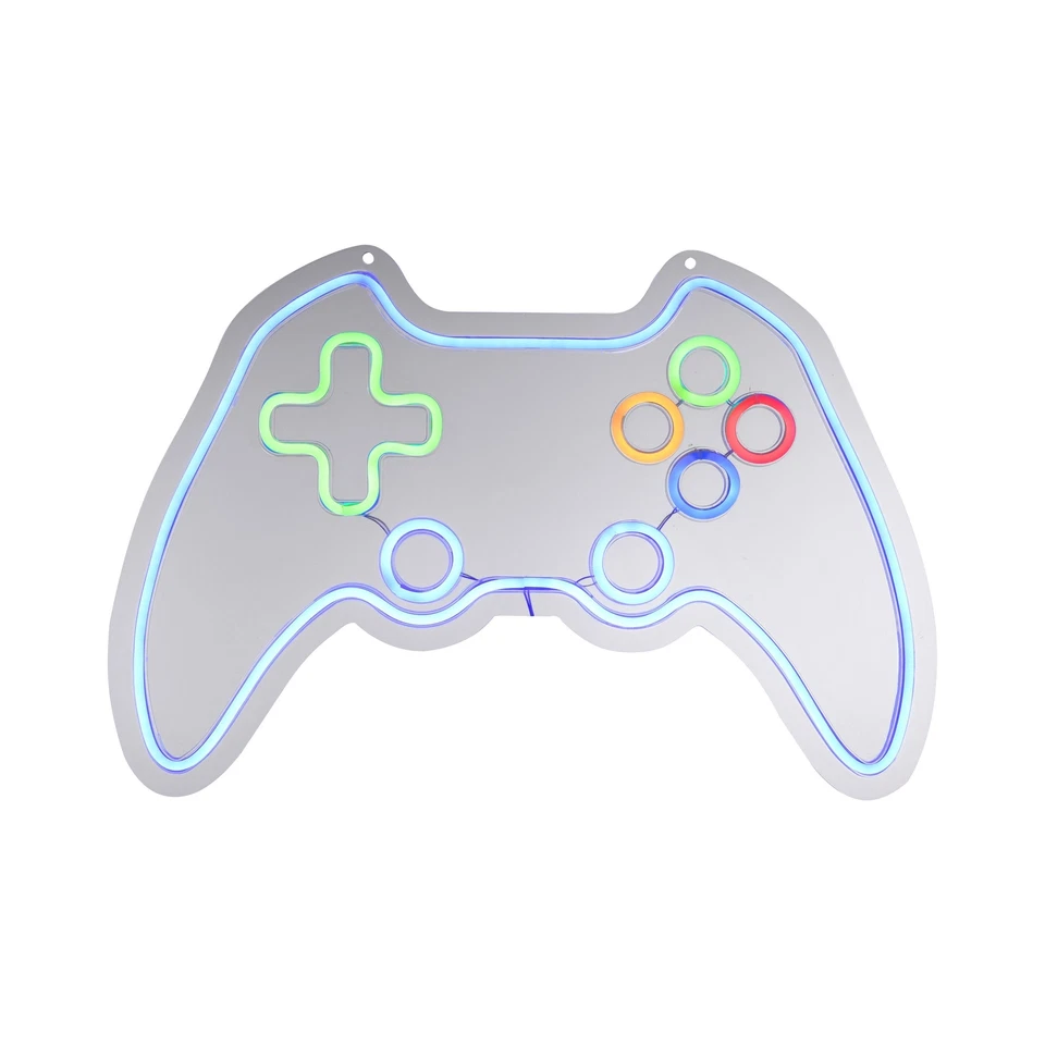 JUST LIGHT. Leuchtobjekt GAMER LED NEON  bunt