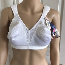 VTG NWT 90s White Sears Rare Catchet Comfort Cushion Strap Soft Cup Bra 36D