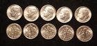 1979 D Roosevelt Coin of 10-coins UNC