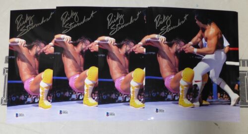 Ricky Steamboat Signed 8x10 Photo BAS Beckett COA WWE Wrestlemania 3 '87 Picture - Picture 2 of 5