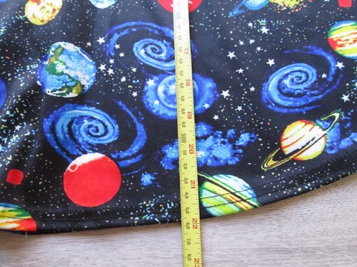 ❤ Girls Galaxy Planet Swing Dress Size S 2 3 4 short sleeves Funnycokid - Picture 3 of 24