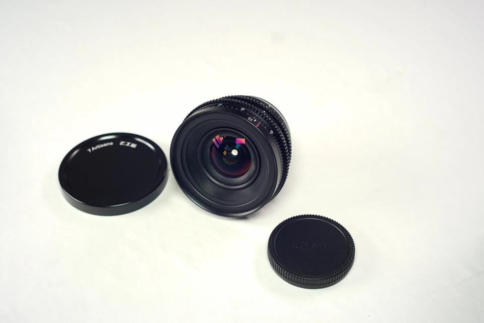 Lente de cine 7artisans 12 mm T2.9 Vision APS-C Leica montaje en L enfoque manual ultra ancho Foto 3 de 4
