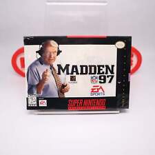 SNES Super Nintendo Game JOHN MADDEN 97 / 1997 FOOTBALL - NEW & Factory Sealed!