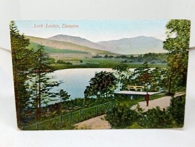 Loch Loskin Dunoon Schottland Vintage Postkarte 