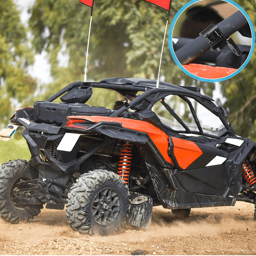 2X Soporte de montaje de luz inversa bandera LED trasera para Can-Am Maverick X3 - Imagen 5 de 12