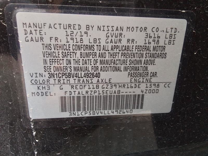 20202023 Nissan Kicks Alternator 1.6L 231005RA2B eBay