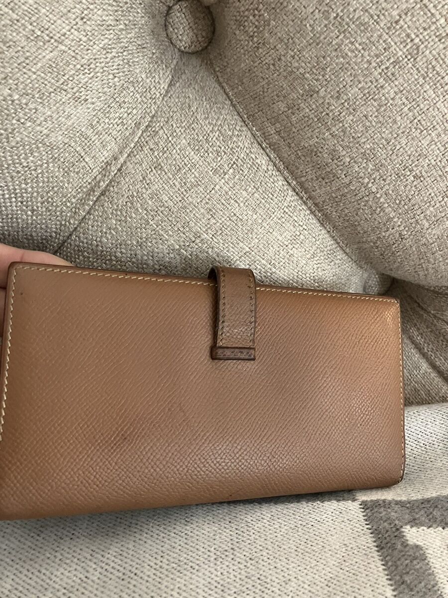 Authentic HERMES Bearn Brown Classic Wallet CHIC Authentic HERMES Bearn Brown Classic Wallet CHIC