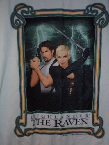 Highlander The Raven TV Series Authentic White T-shirt - XL - 021524JET - Picture 2 of 6
