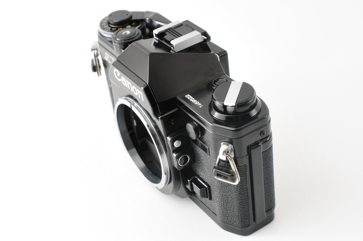 Canon AE-1 35mm Black SLR Film Camera FD 50mm f/1.4 S.S.C. SSC