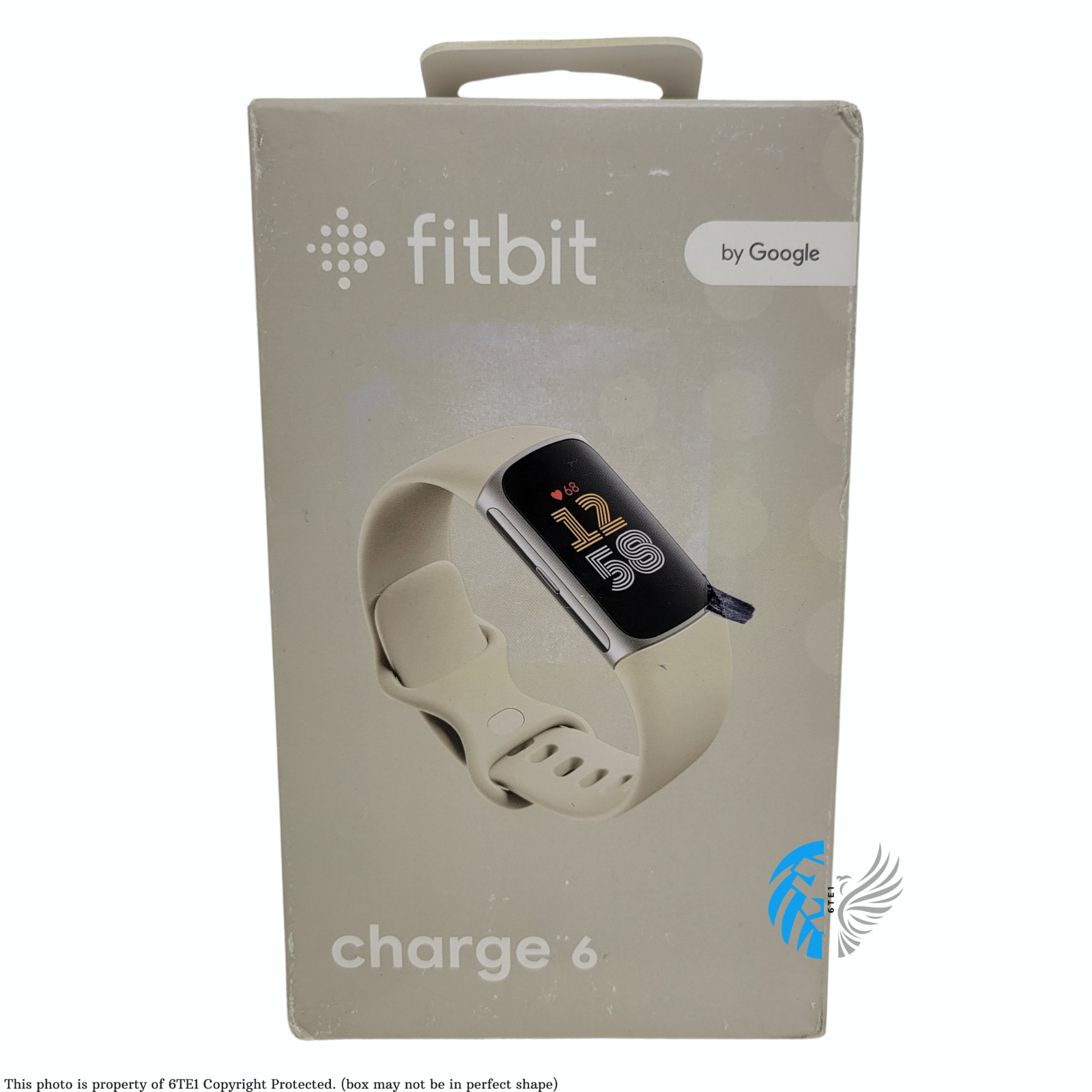 Fitbit Charge 6 Fitness Tracker with Google Apps, Heart Rate - Porcelain/Silver™-image