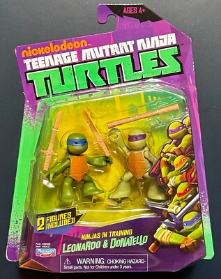 TMNT Teenage Mutant Ninja Turtles 2012 Ninjas in Training Donatello & Leonardo