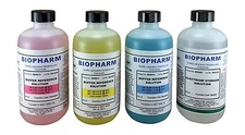 Biopharm Buffer Calibration Solution (4) each 8oz bottles pH 4, 7, 10, and ES