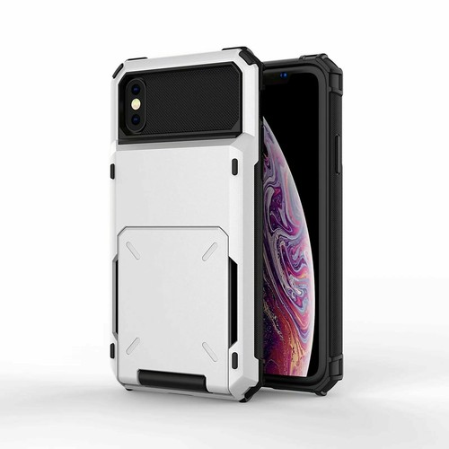 Card Holder Slot Phone Case For iPhone 11 12 13 14 15 Pro Max XS X XR 8 7 6 SE - 第 12/18 張圖片