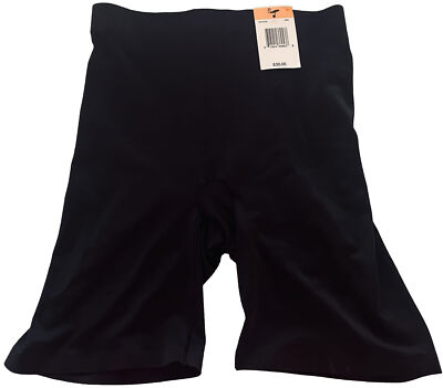 MAIDENFORM Cover Your Bases Thigh Slimmer with Cool Comfort Size: Small, Black