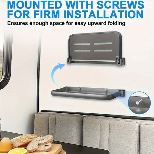 Aluminum RV Storage Rack Foldable Camper Storage Racks For RVs and Campers - Picture 6 of 8