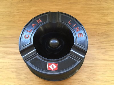 Clan Line Memorabilia Versand Vintage Bakelit Aschenbecher von Clan Fraser
