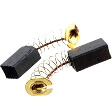 2PCS 15mm x 10mm x 6mm Electric Motor Carbon Brushes Power Replacement 1Pair