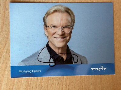 Wolfgang Lippert MDR Autogrammkarte original signiert #S15089