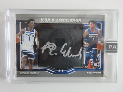 2020-21 Panini Instant NBA Icon Association Anthony Edwards Rookie 