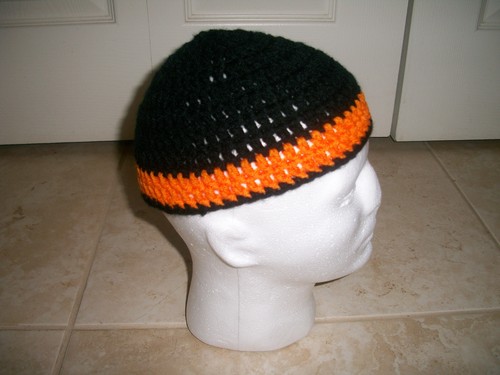Adult Handmade Crochet Skull Cap Kufi 