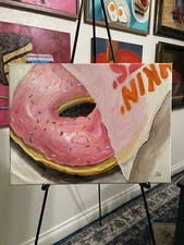 Dunkin Donuts Painting “Frosted Fantasy” 18 X 24” NOT A PRINT