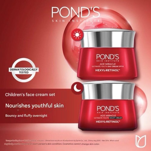 Pond's Age Miracle Hexyl Retinol Day Cream + Night Cream 45g Reduces wrinkles - Picture 2 of 8